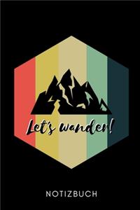 Let's Wander Notizbuch