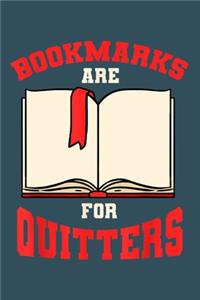 Bookmarks are for the quitters