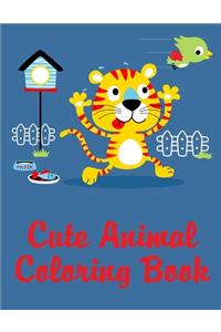 Cute Animal Coloring Book