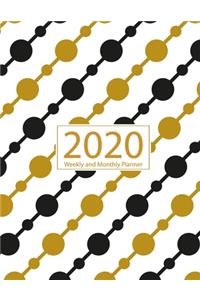 2020 Academic Planner Weekly And Monthly