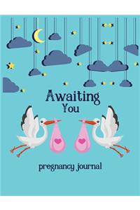 Awaiting you pregnancy journal