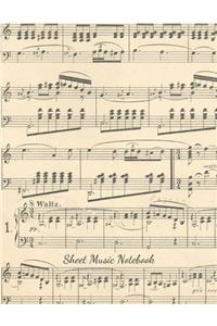 Sheet Music Notebook