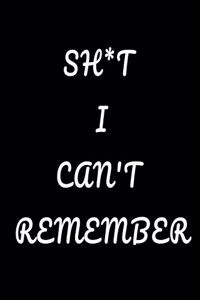 Shit I Can't Remember