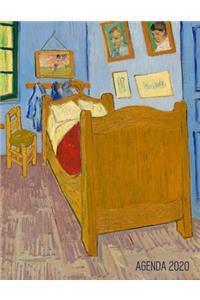 La Chambre de van Gogh à Arles Planificateur Mensuel 2020