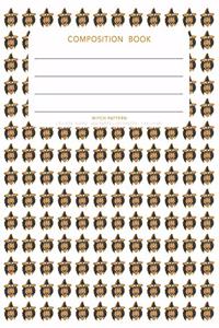 Witch Pattern - Composition Book