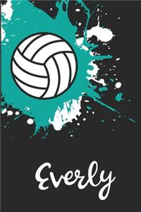 Everly Volleyball Notebook