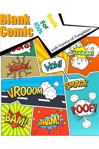 Blank Comic Book for Kids with Variety of Templates