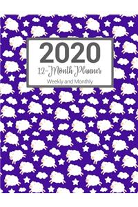 2020 12-Month Planner Weekly and Monthly