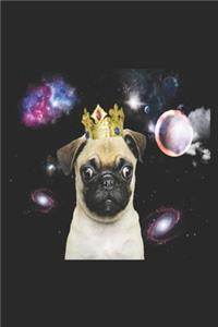 Space Galaxy Pug Astronaut Dog