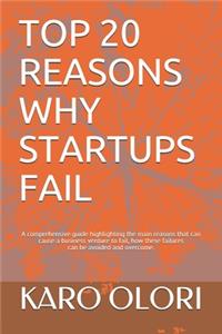 Top 20 Reasons Why Startups Fail