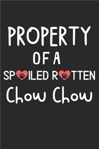 Property Of A Spoiled Rotten Chow Chow