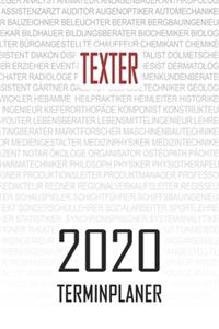 Texter - 2020 Terminplaner