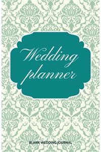 Wedding Planner Small Size Blank Journal-Wedding Planner&To-Do List-5.5
