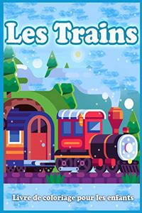 Les Trains Livre De Coloriage Pour Les Enfants