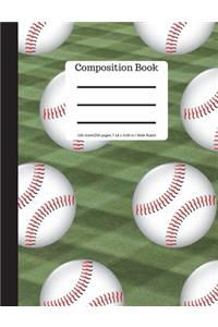 Baseball Softball Composition Book