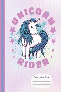 Unicorn Rider Composition Notebook