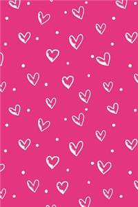 Cute Hearts Notebook