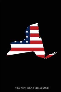 New York USA Flag Journal