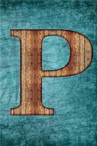 Monogrammed Notebook - P