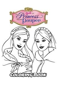 Barbie, the Princess and the Pauper Coloring Book