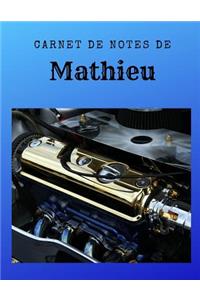Carnet de Notes de Mathieu