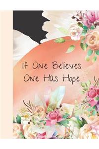If One Believes One Has Hope