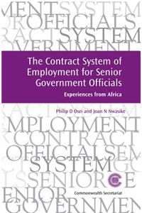 The Contract System of Employment for Senior Government Officials