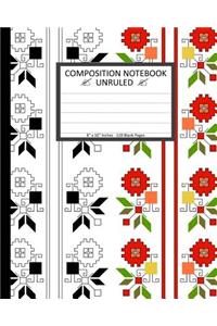 Unruled Composition Notebook 8