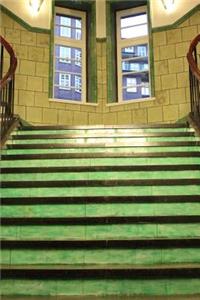 Cool Green Tiled Staircase Journal