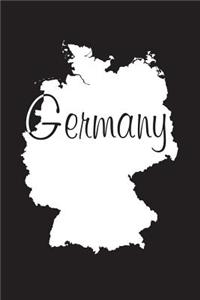 Germany - Black 101 - Lined Notebook with Margins - 6X9