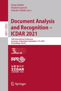 Document Analysis and Recognition - Icdar 2021