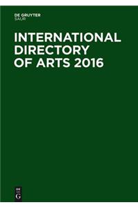 International Directory of Arts 2016