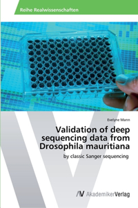 Validation of deep sequencing data from Drosophila mauritiana