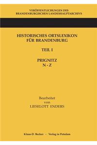 Historisches Ortslexikon für Brandenburg, Teil I, Prignitz, Band N-Z