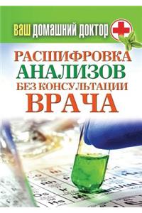 Ваш домашний доктор. Расшифровка анализов