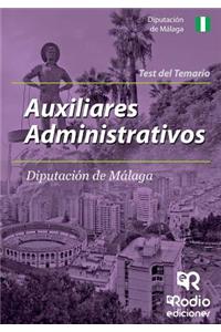 Auxiliares Administrativos de La Diputacion de Malaga. Test del Temario