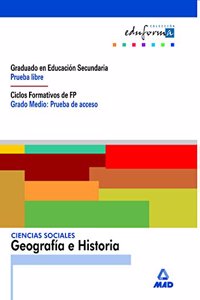 Ciencias sociales: geografia e historia. Graduado en educacion secundaria (prueba libre). Ciclos formativos de fp (grado medio: prueba de acceso).