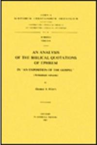Saint Ephrem, an Exposition of the Gospel