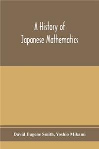 history of Japanese mathematics