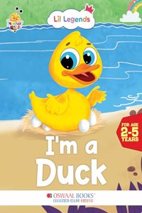 Oswaal Lil Legends Know me Series, I am a Duck/ Fascinating Animal Book- Farm Animal, Exciting Illustrated Book for kids, Age 2+