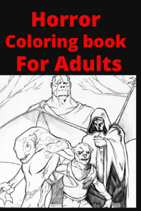 Horror Coloring book For Adults