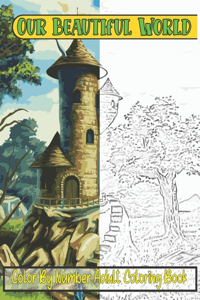 Our Beautiful World Color By Number Adult Coloring Book