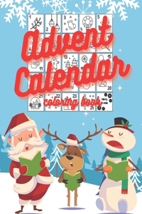 Advent Calendar Coloring Book