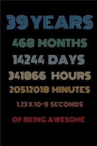 39 years of being awesome