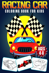 Racing Car Coloring Book for Kids