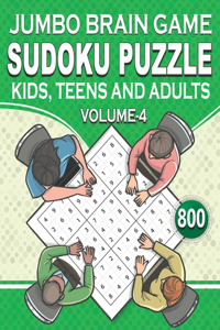 Jumbo Brain Game Sudoku Puzzle Volume-4