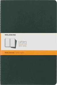 Moleskine Myrtle Green Extra Large Ruled Cahier Journal (set Of 3)