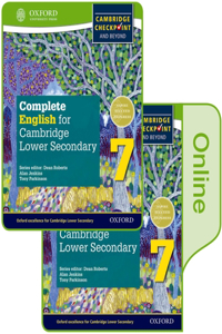Complete English for Cambridge Lower Secondary Print and Online Student Book Pack 7