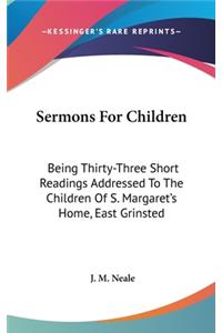 Sermons For Children