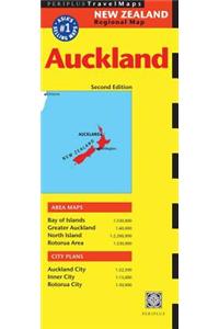 Auckland Travel Map Second Edition